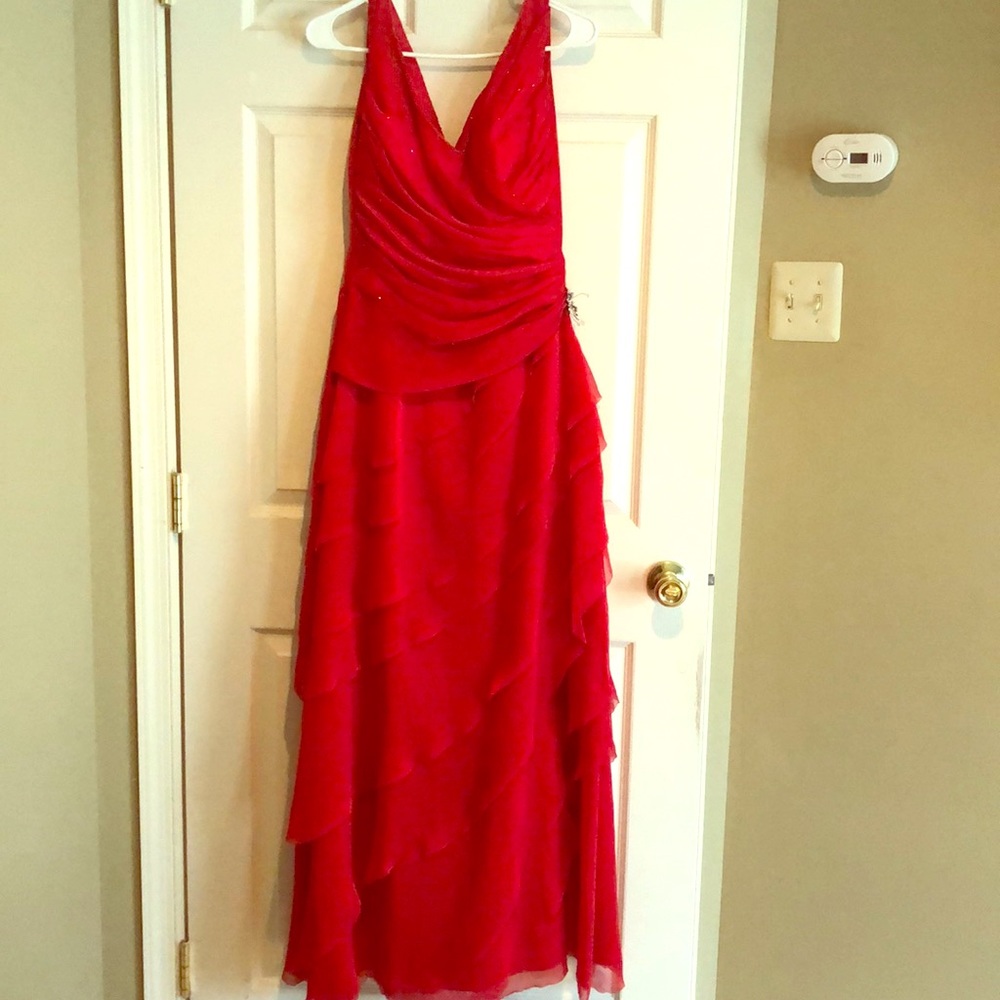 Party dress, red
